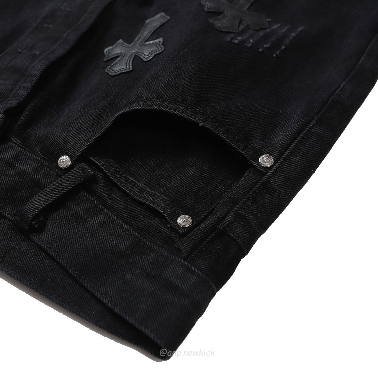 Chrome Hearts Black Cross Jeans (8) - www.newkick.vip